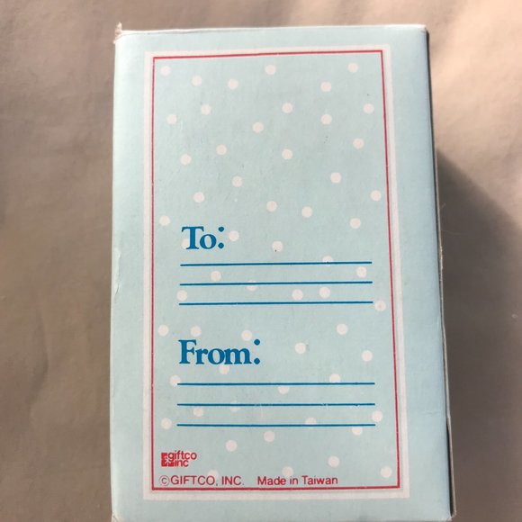 Snow Bells Vintage Ornament Snowman bell with candy cane, knit scarf, and hat - Picture 7 of 7